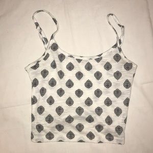Pacsun patterned crop top